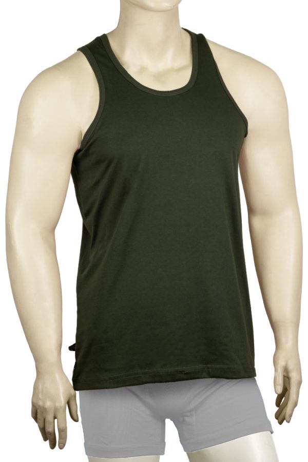 Men's jade crew neck sleeveless shirt